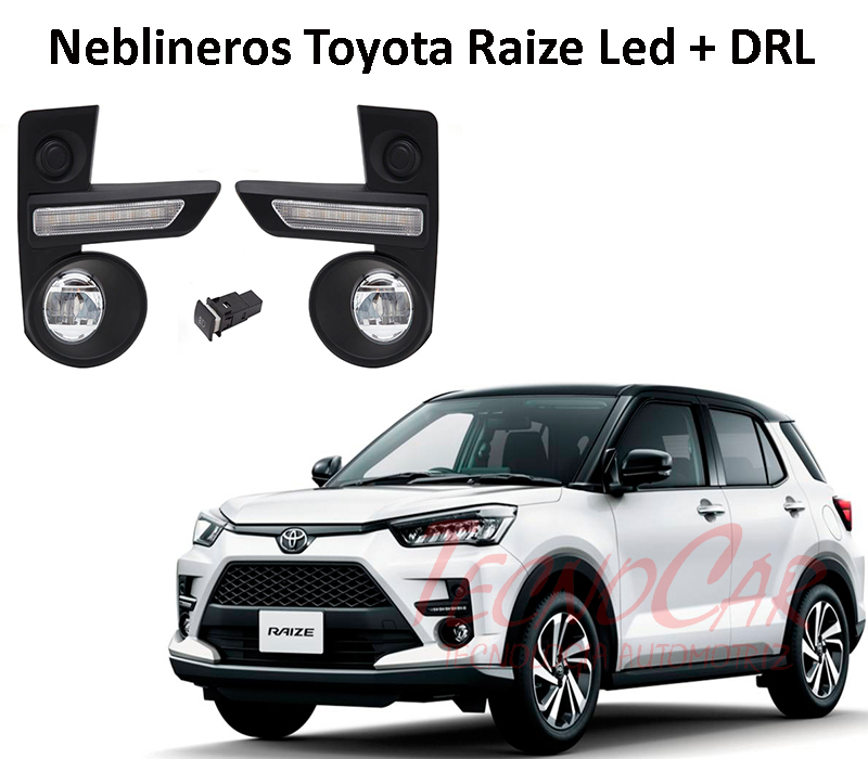 Neblineros Toyota Raize Led + DRL